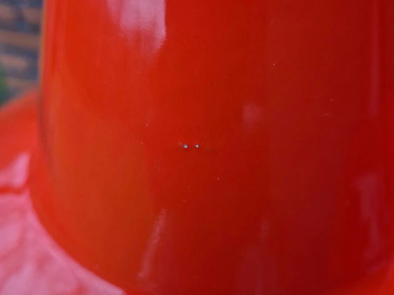 Billede 8 - Smukke værkstedspendler i rødorange emalje