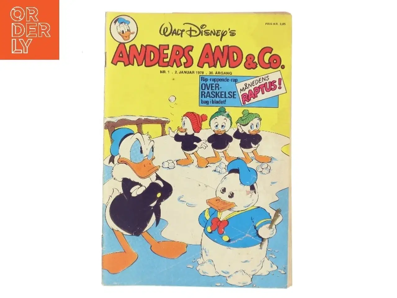 Billede 1 - Anders And & Co. Nr. 1 af Walt Disney (Bog)
