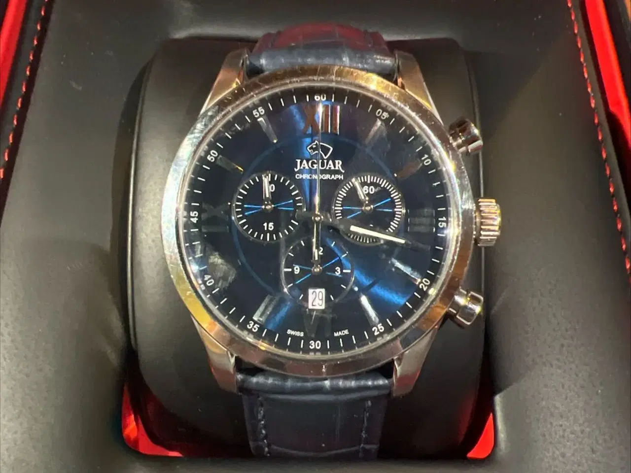 Billede 6 - Flot jaguar ur med boks