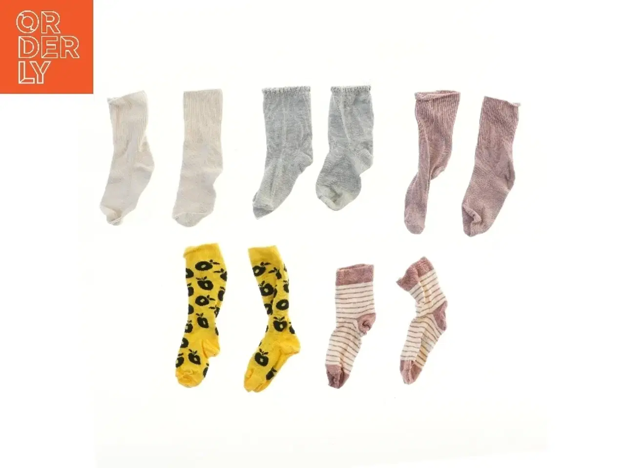 Billede 1 - 5 par sokker til børn (str. 5 stk 19-22 )