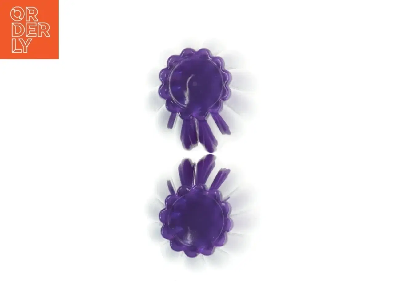Billede 3 - Lilla glasvaser (str. 17x14 cm)