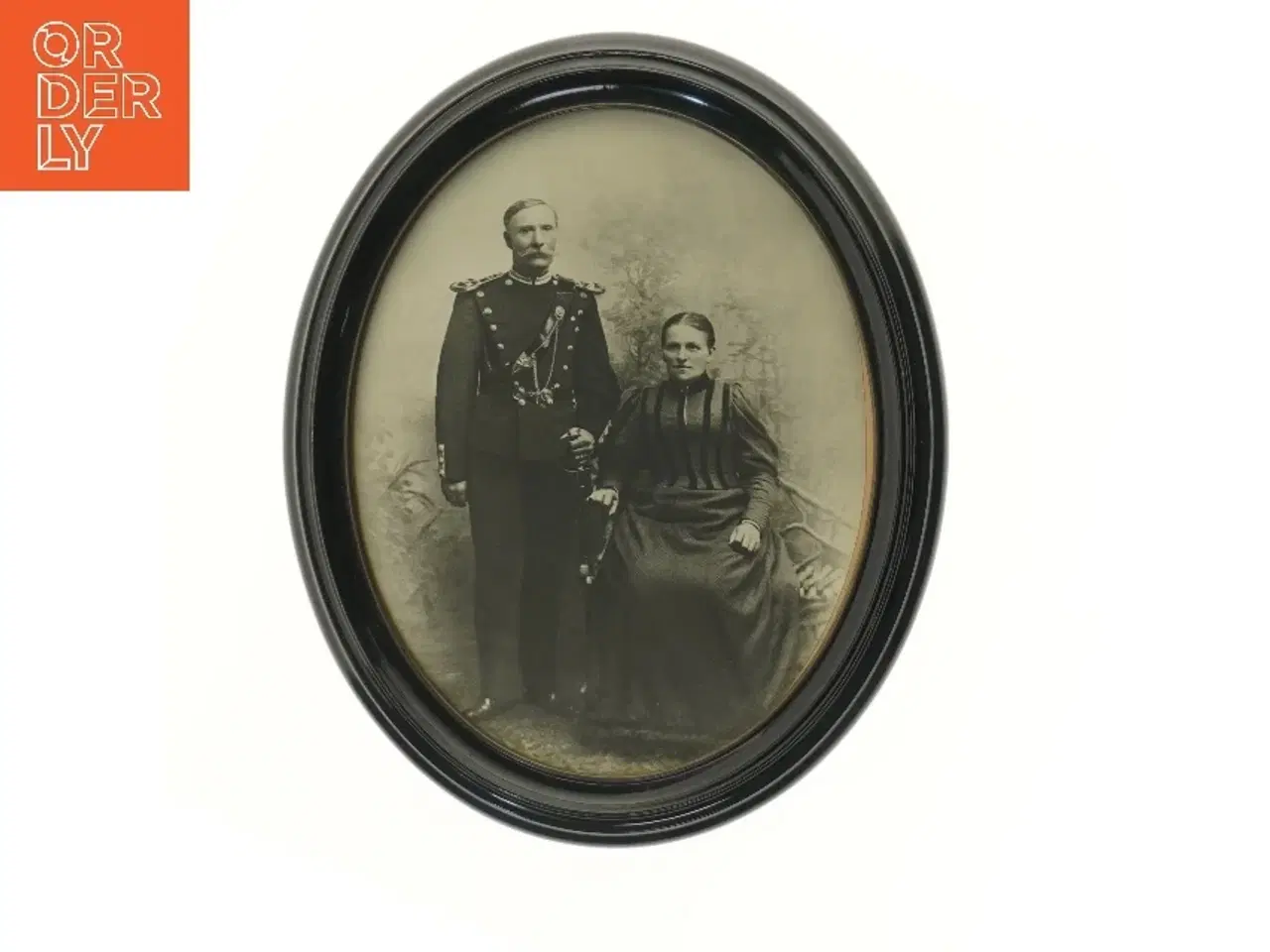 Billede 6 - Oval billederammer med fotografier (str. 37 cm)