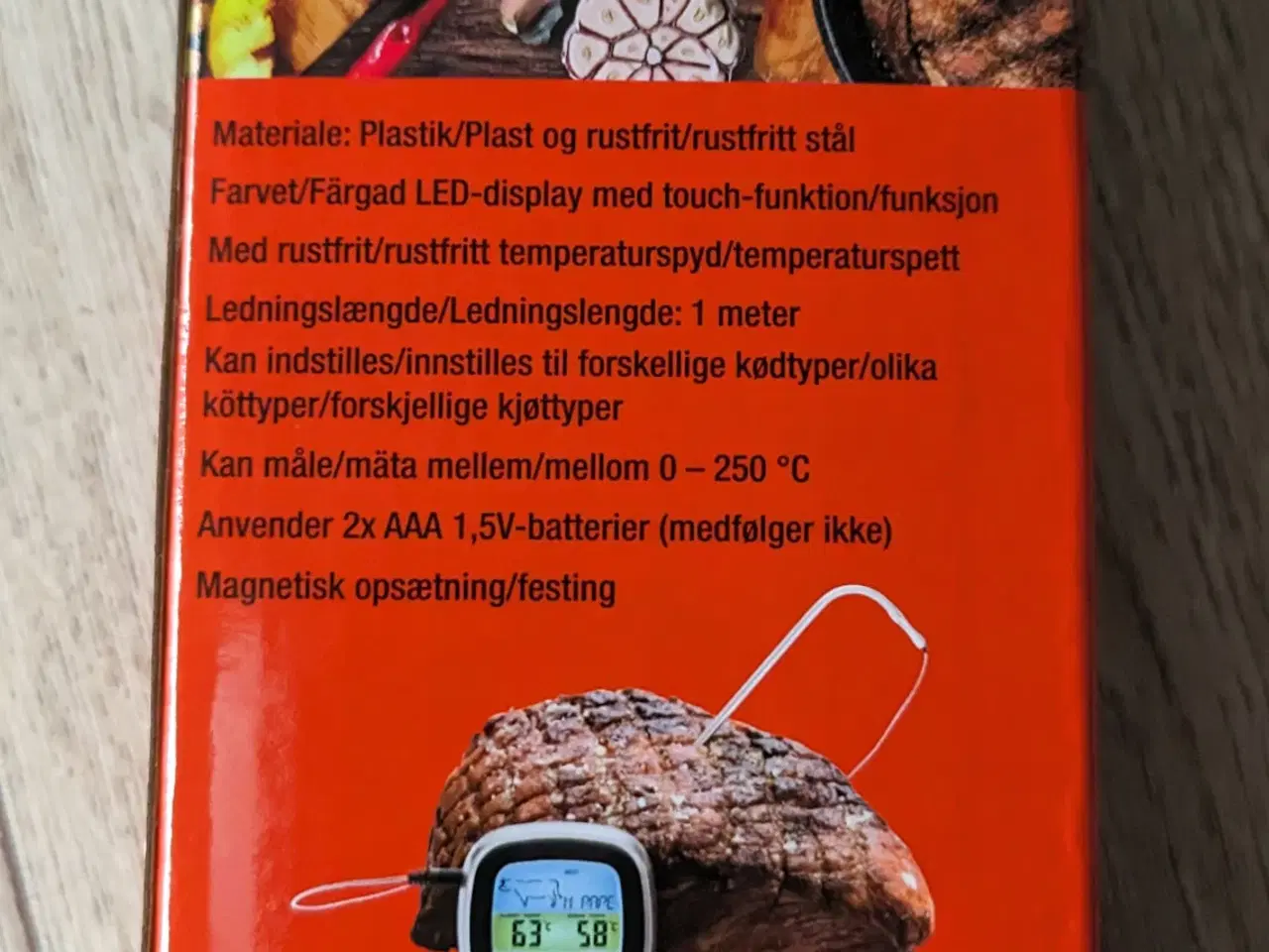 Billede 2 - Grillexpert digitalt stegetermometer