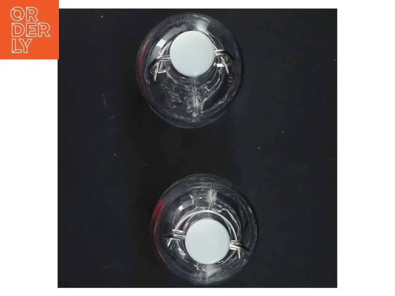 Billede 3 - Glasflasker med hjerte fra IKEA (str. 22 cm)