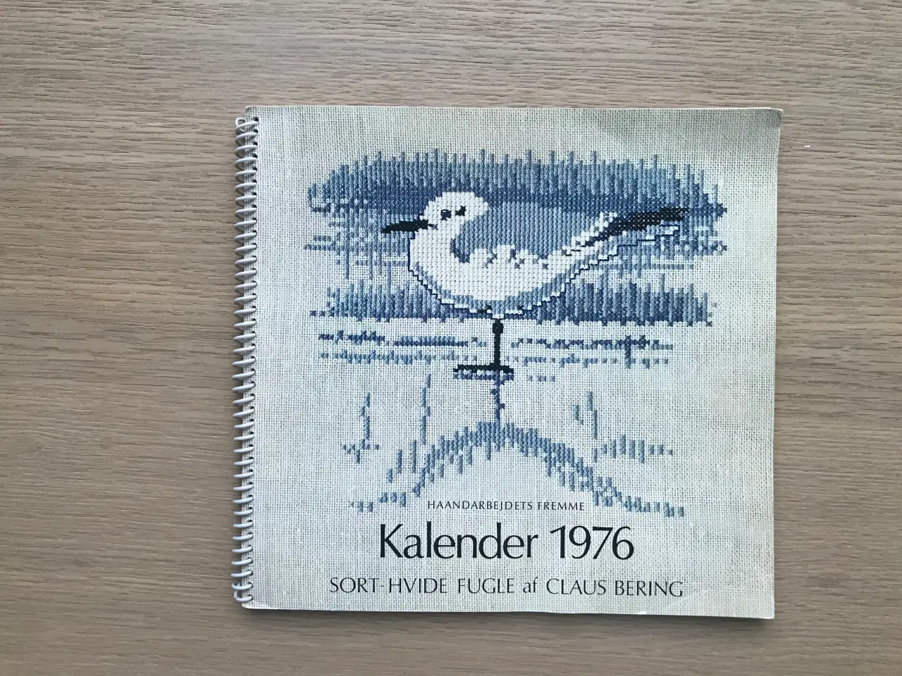 Billede 1 - Kalender 1976  -  Sort-Hvide Fugle af Claus Bering