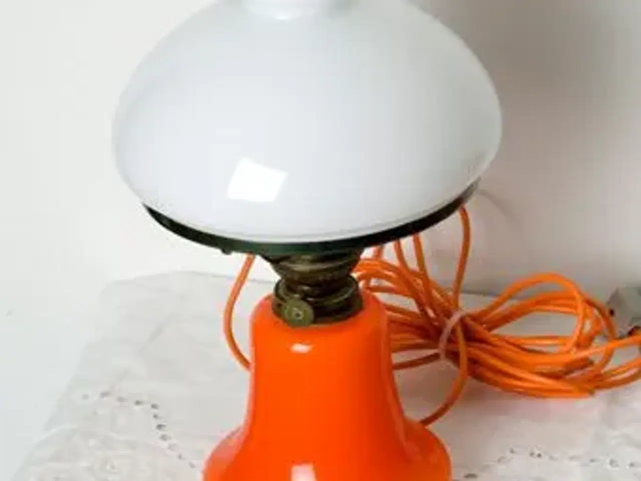 Billede 1 - Retro Holmegaards petroliumslampe