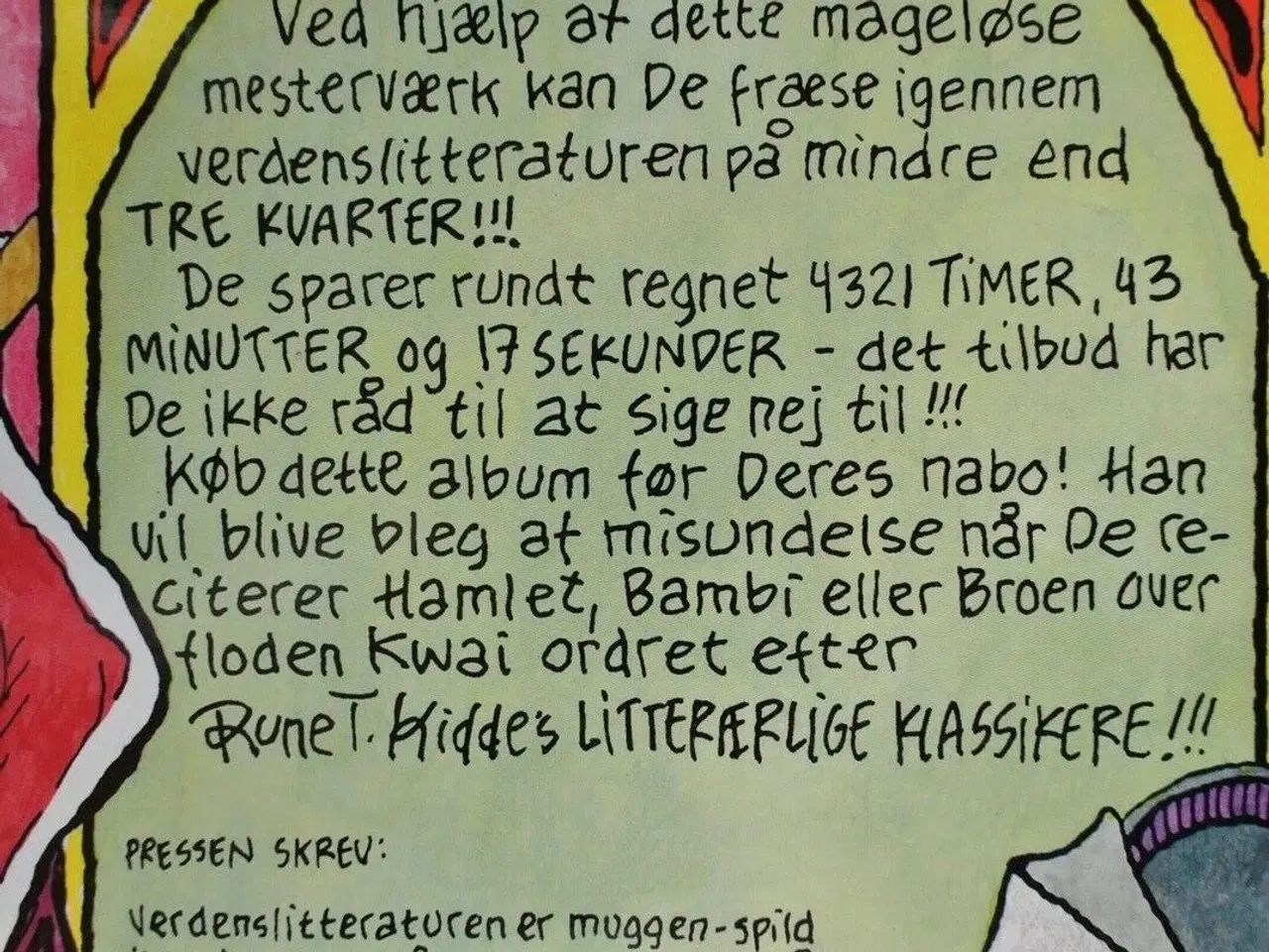 Billede 3 - litterærlige klassikere, af rune t. kidde, Tegnese