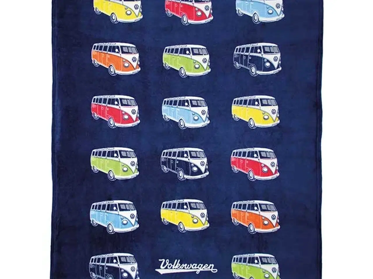 Billede 1 - Fleecetæppe, VW T1 Samba bus