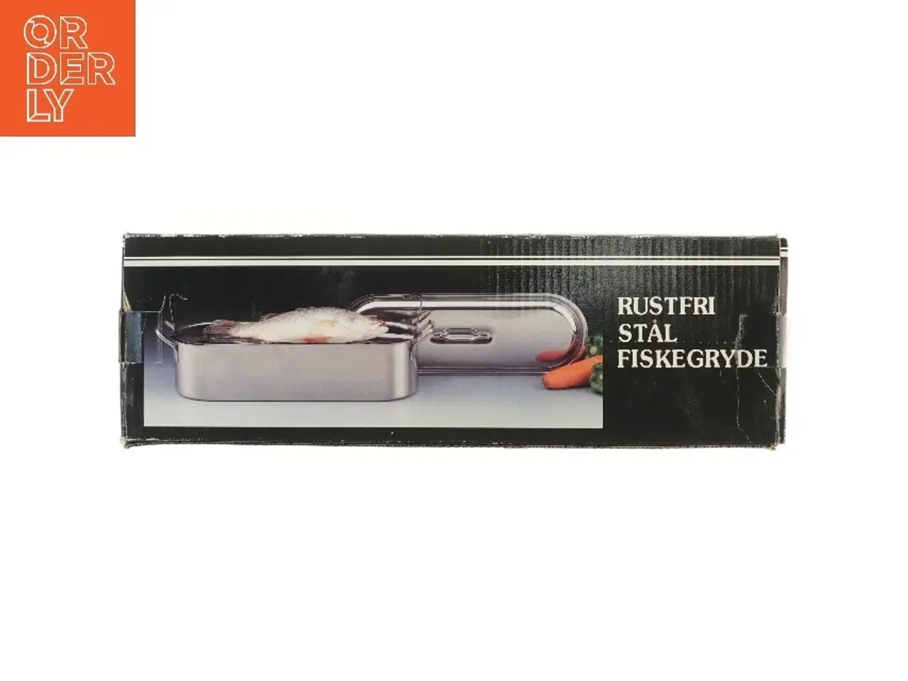 Billede 5 - Rustfri stål fiskegryde med låg (str. 44 cm)