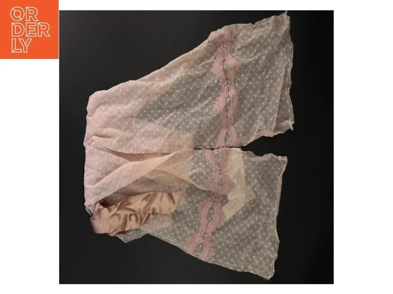 Billede 2 - Vintage Romantisk Rosa Tørklæde fra Noa Noa NYT MED PRISMÆRKE (str. 200 x 20 cm)