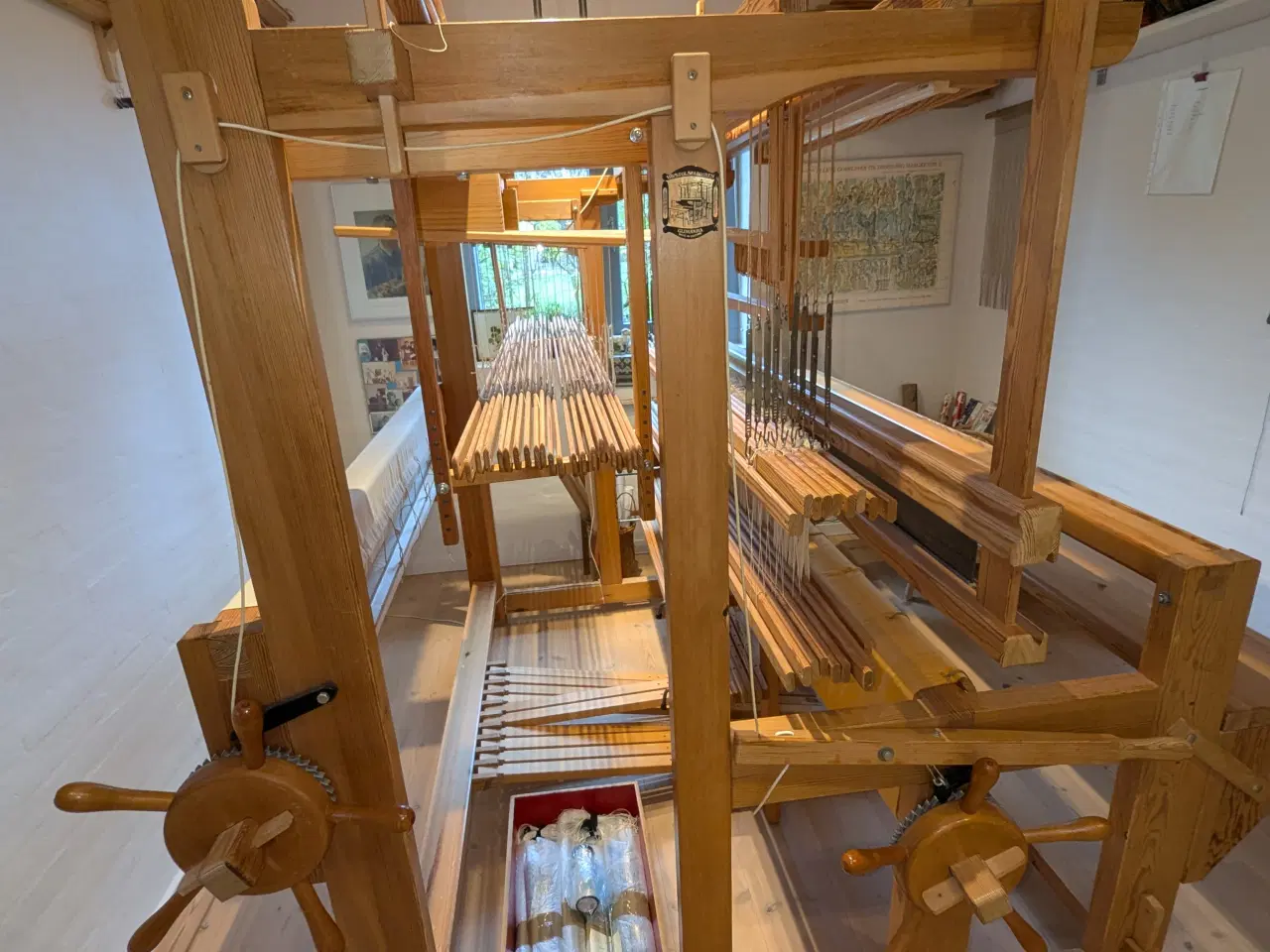 Billede 1 - Glimåkra kontramarch væv 160 cm vævebrede med 10 s