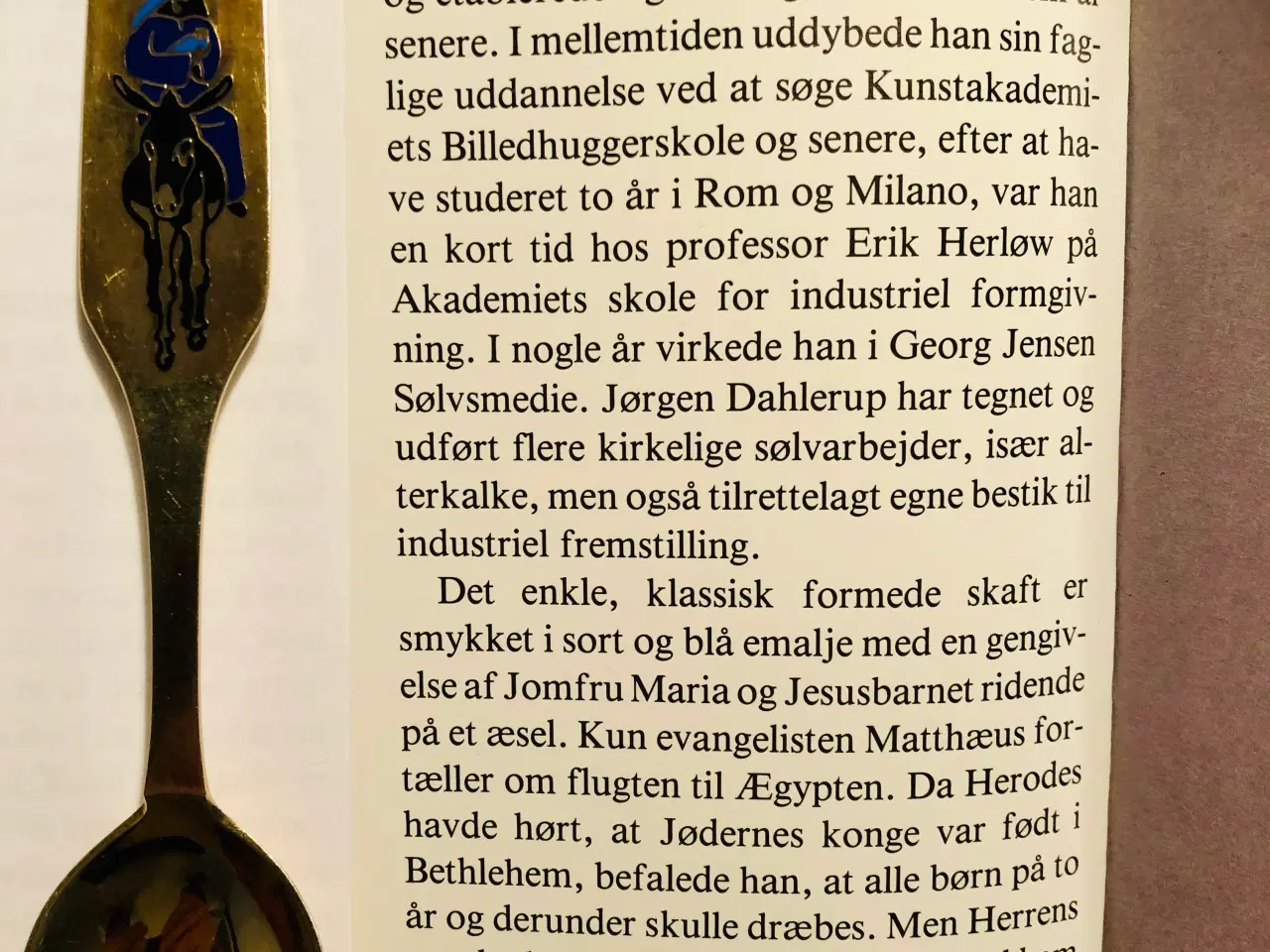 Billede 2 - Juleske fra A Michelsen - Flugten til Ægypten