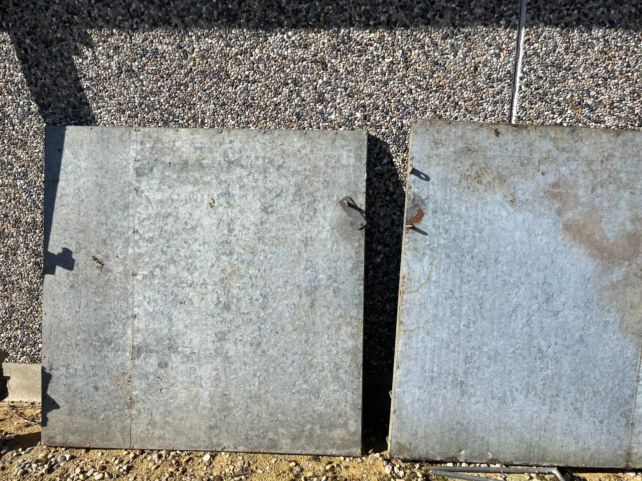 Billede 2 - Fuld galvaniseret stål port med stolper