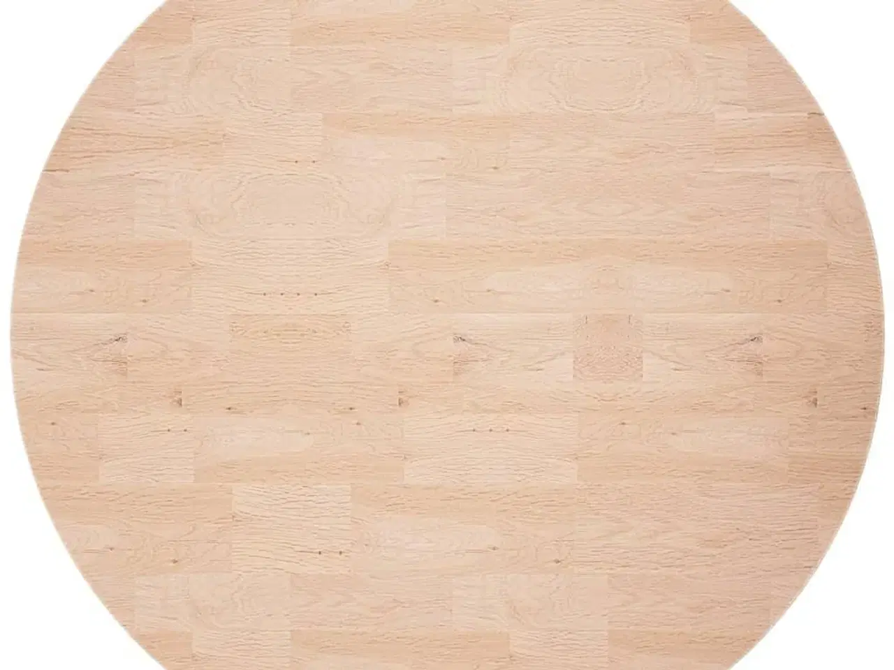 Billede 2 - Rund bordplade Ø70x2,5 cm ubehandlet massivt egetræ