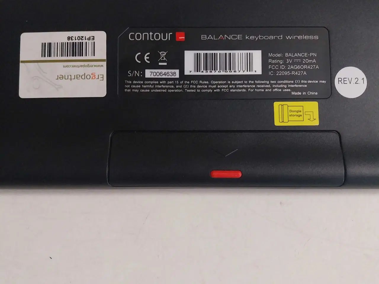 Billede 8 - Contour trådløs tastatur