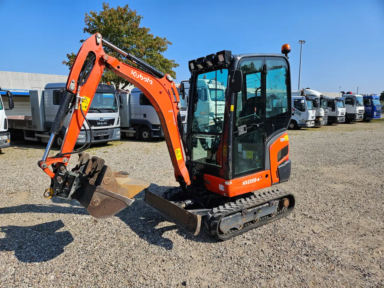 Billede 1 - Kubota KX 019-4 ny tiltman 2024 + 3 skovle