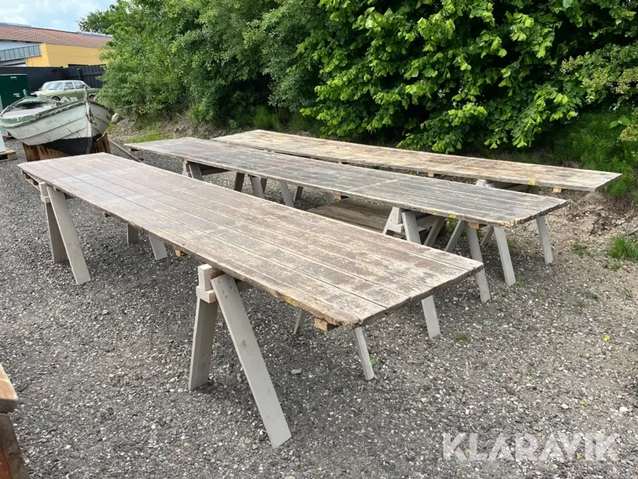 Billede 1 - Bukkeborde ekstra stålben medfølger