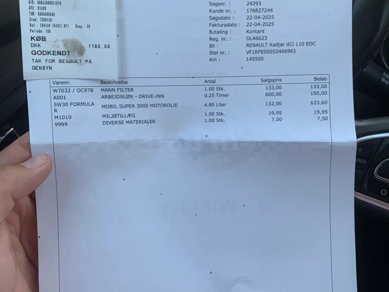 Billede 11 - Renault Kadjar fra 2016 med 146 826 km 