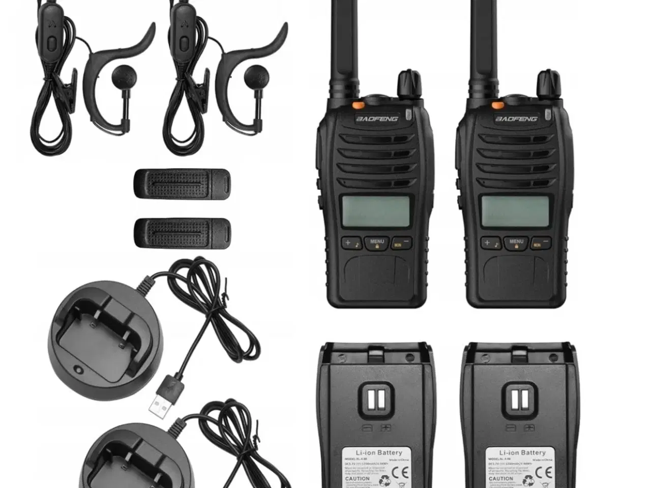 Billede 1 - NY! 2 x Baofeng E-88 / PMR Radio / Walkie Talkie