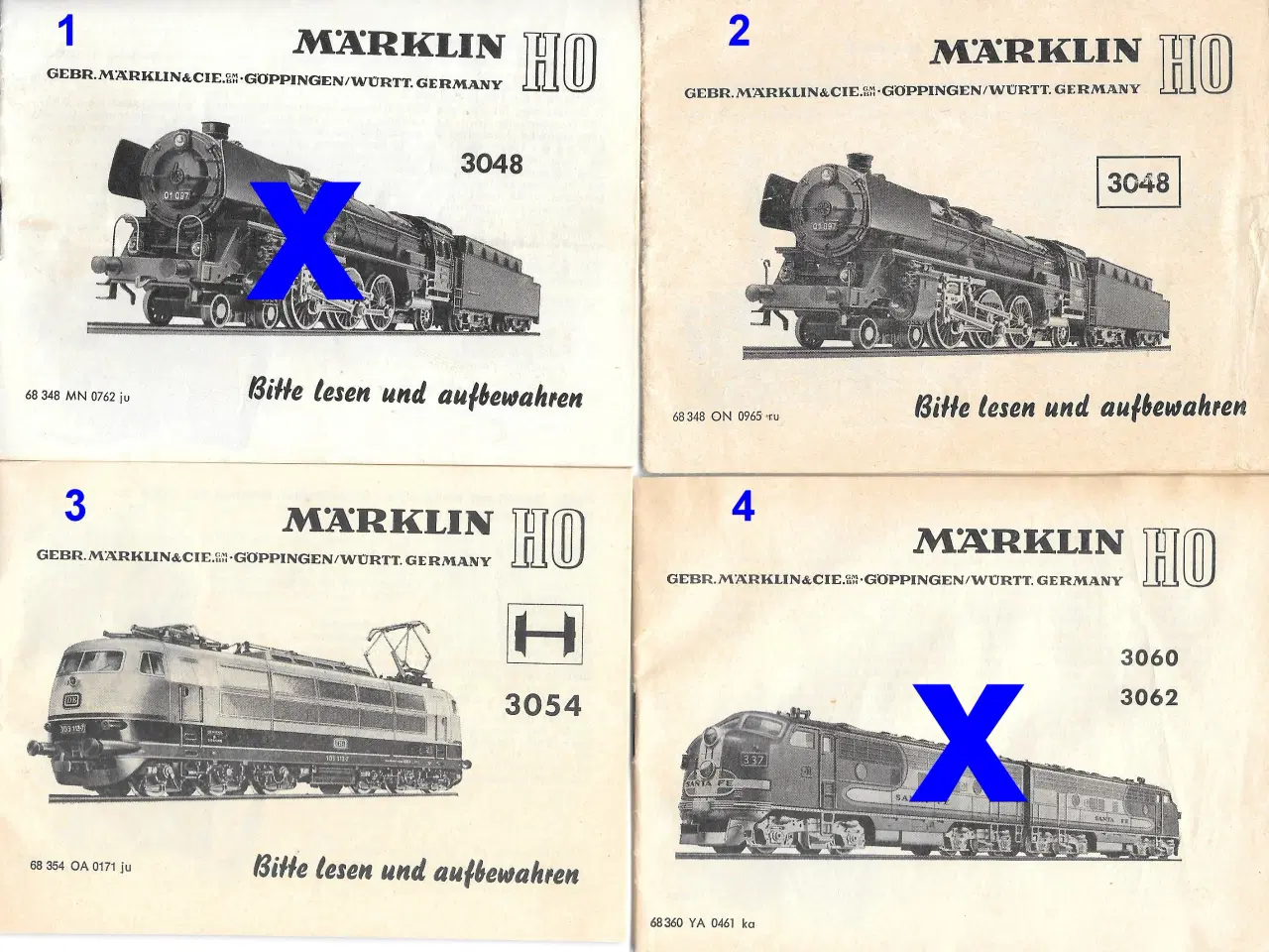 Billede 4 - Marklin: Vejledninger. til ældre lokomotiver 