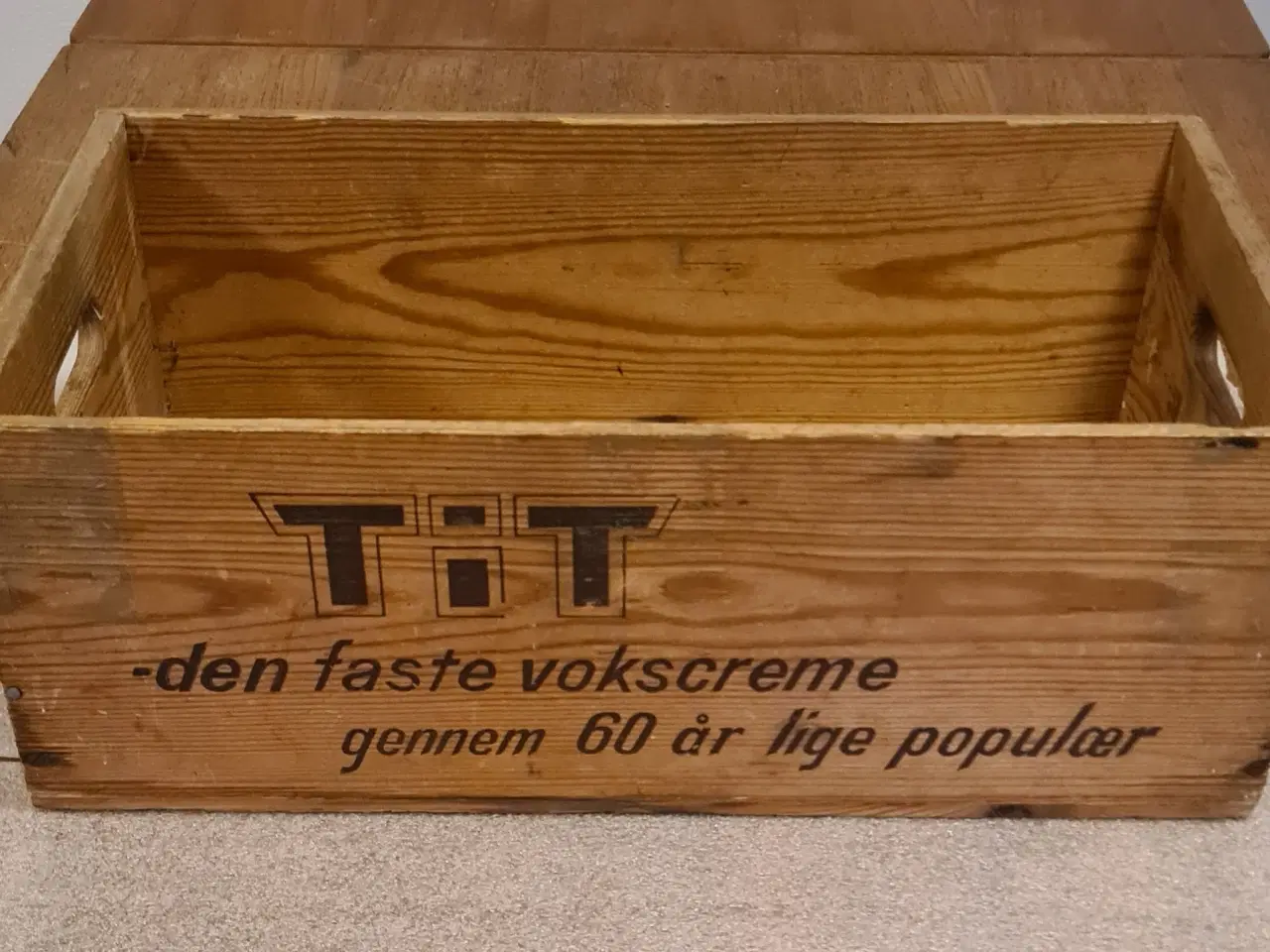 Billede 4 - Retro trækasse med tryk