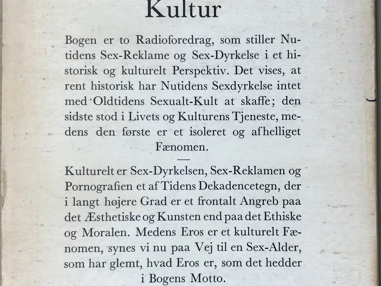 Billede 2 - Sex-Kultus & Kultur, Søren Holm