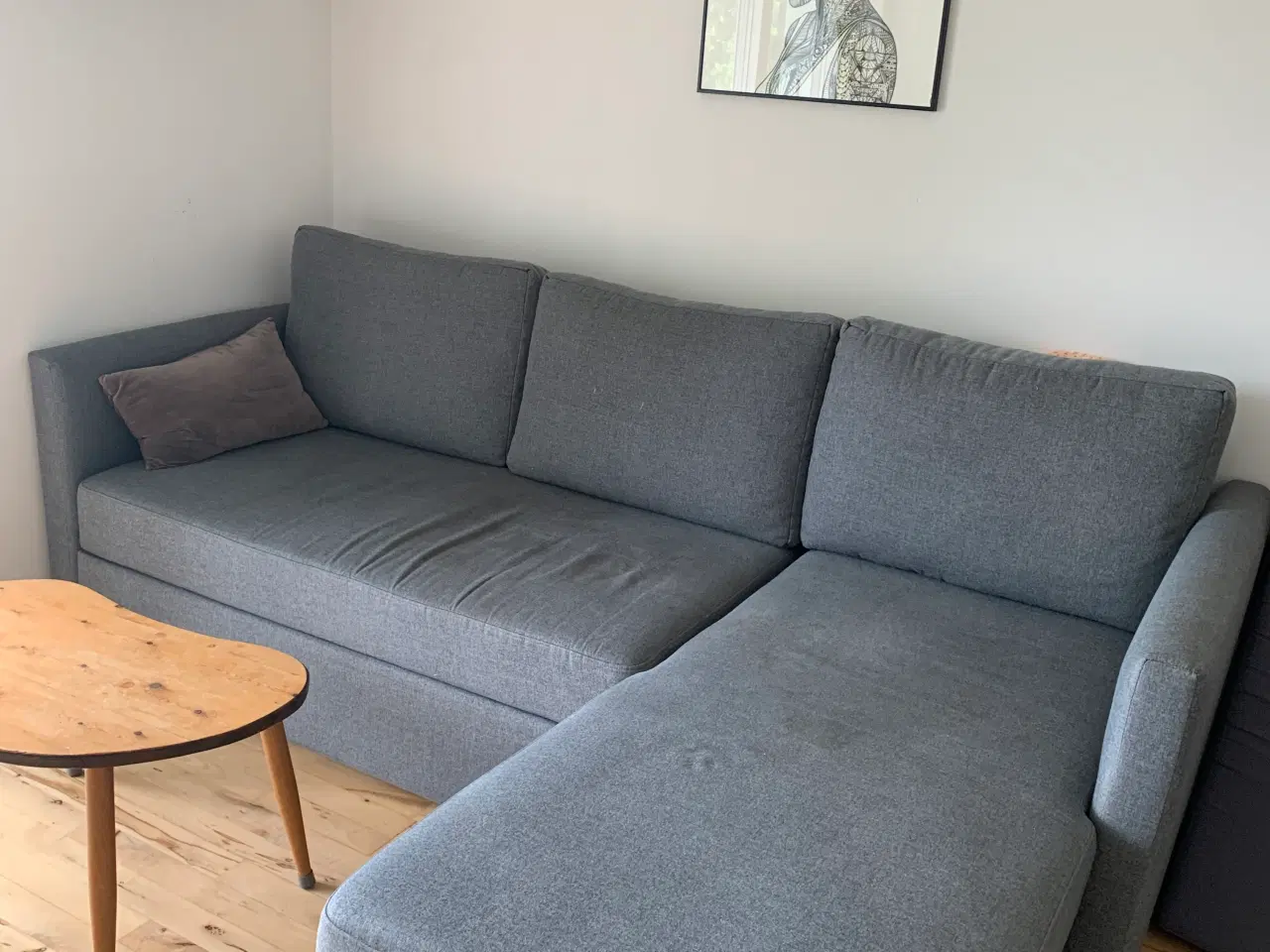 Billede 2 - Sove sofa med chaiselong 