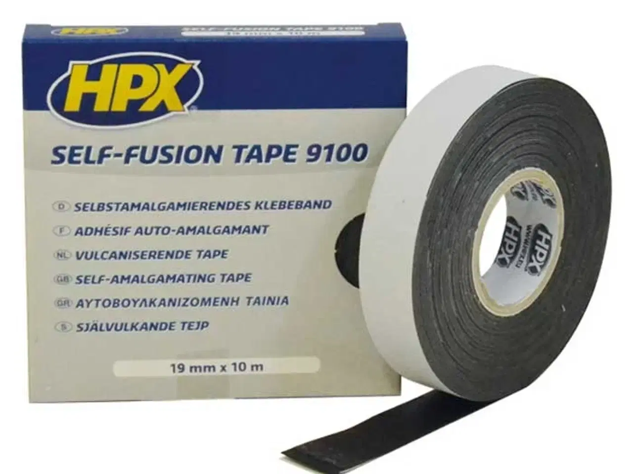 Billede 1 - HPX selv vulk. tape sort 19mm x10m