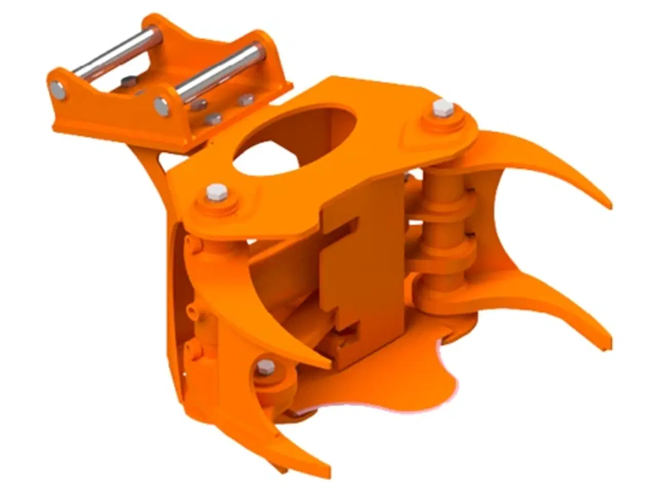 Billede 4 - Axer fældegrab med kniv til 3-7 t maskiner