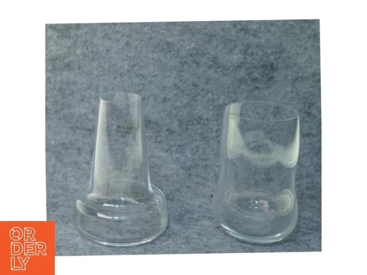 Billede 1 - Glas fra Holmegaard (str. 11 x 6 cm 12 x 8 cm)