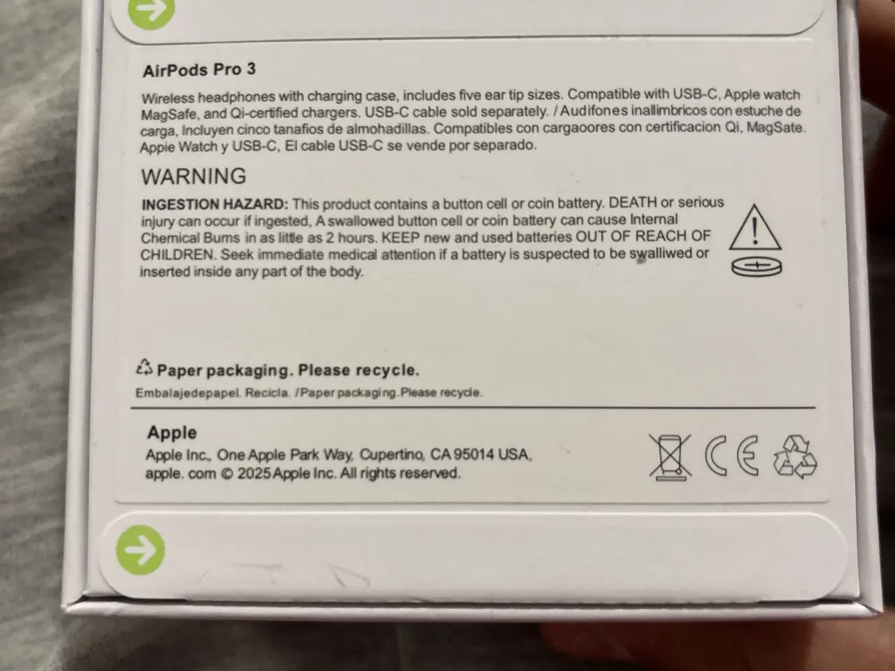 Billede 2 - AirPods Pro 3 uåbnet 