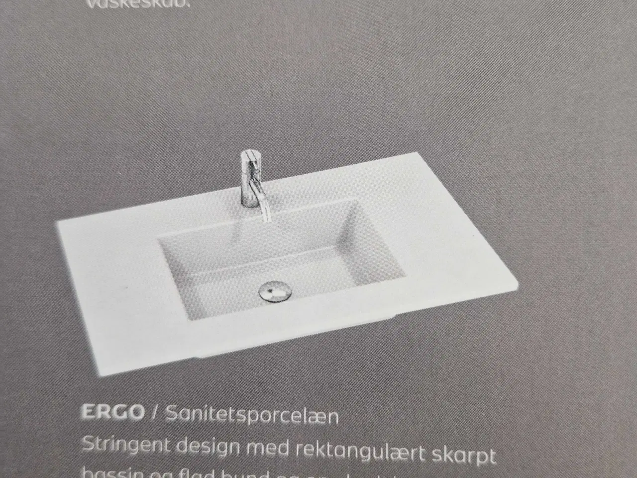 Billede 1 - Scanbad (ny) håndvask til badeværelse