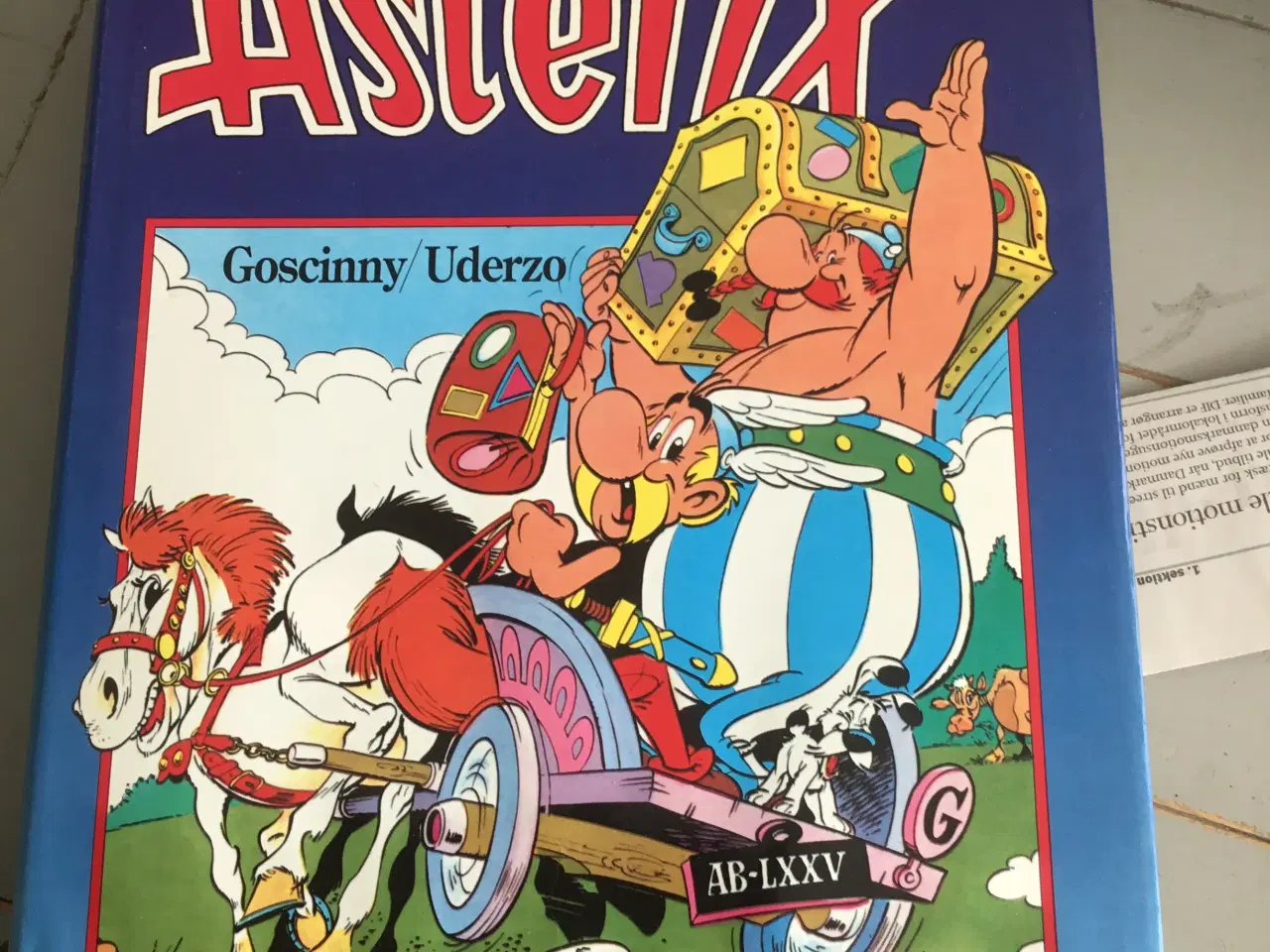 Billede 1 - Asterix indbundne hæfter med cover 7 stk.