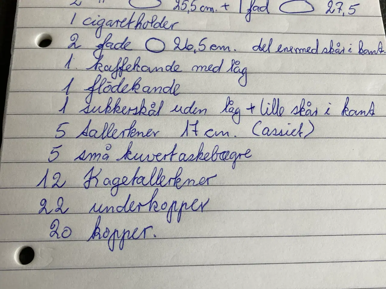 Billede 3 - Hjertegræs kaffestel. 