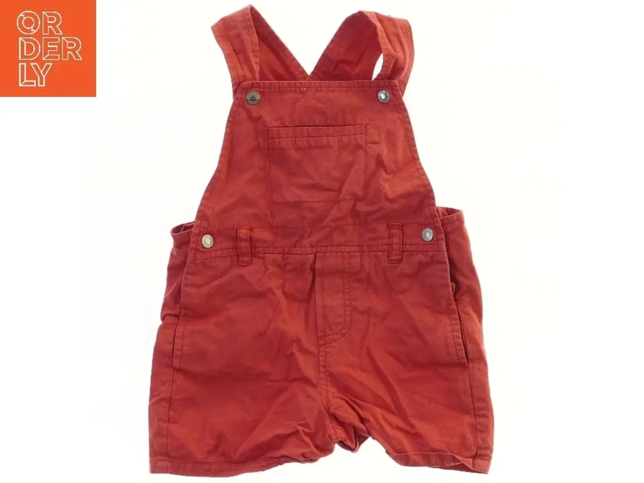 Billede 1 - Klassisk rød kort overalls til børn (str. 86)