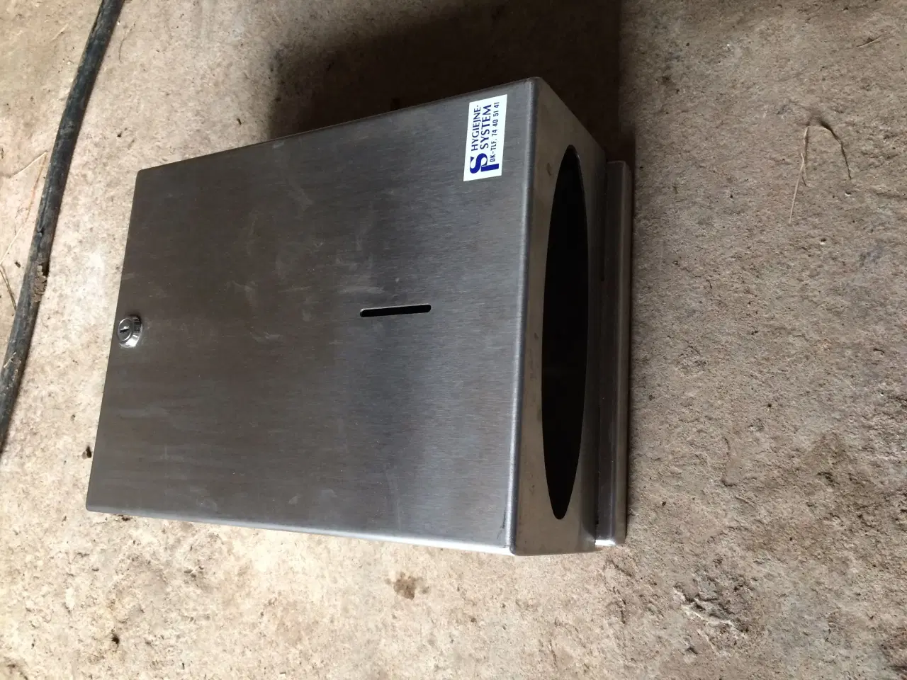 Billede 2 - Papir dispenser i rustfrit stål.