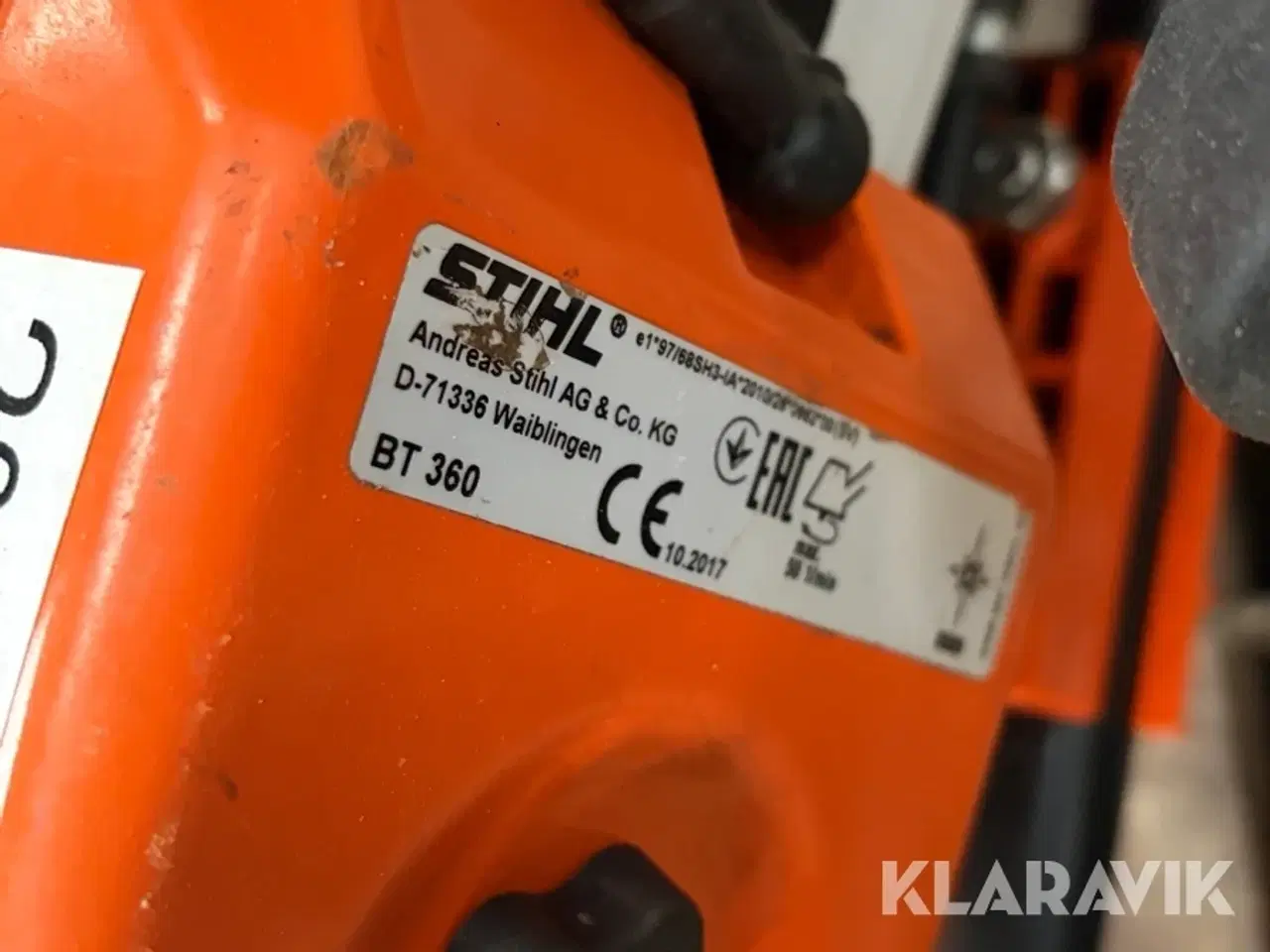 Billede 11 - Bor og borevogn Stihl BT 360