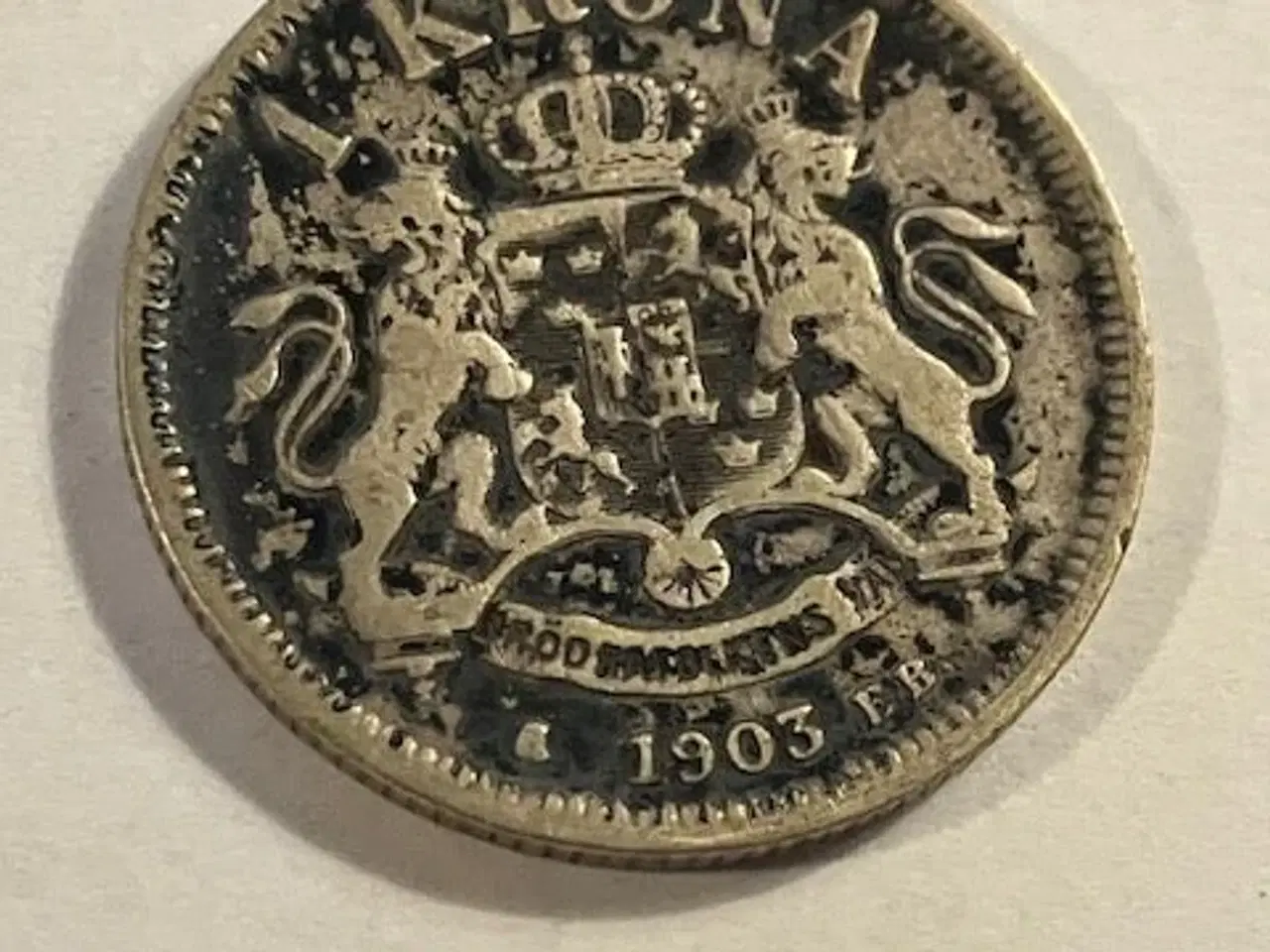 Billede 1 - 1 Krona 1903 Sverige