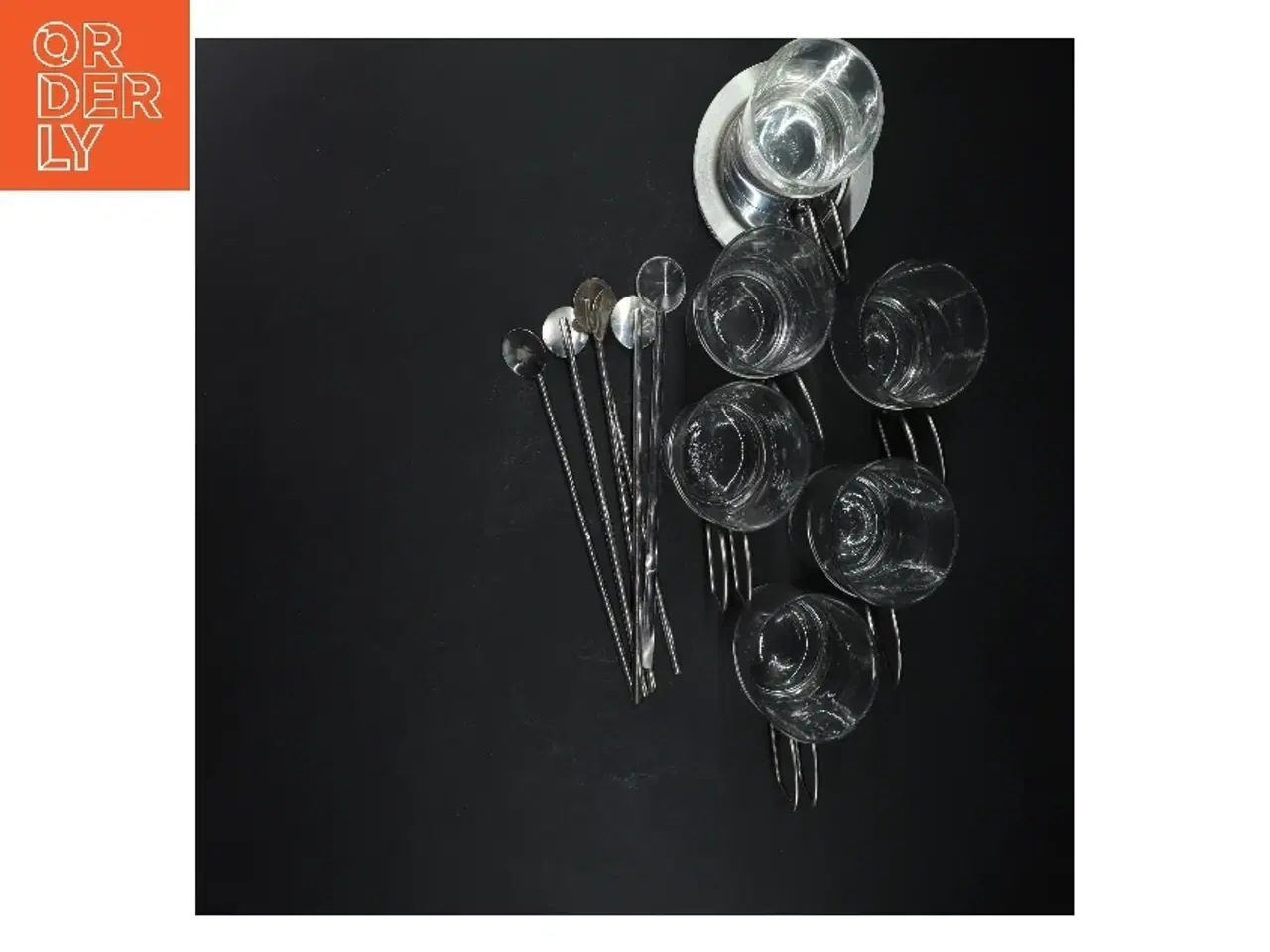 Billede 3 - Sæt med 6 irish coffee/gløgg kopper med skeer (str. 6 styk, 13,5 cm)