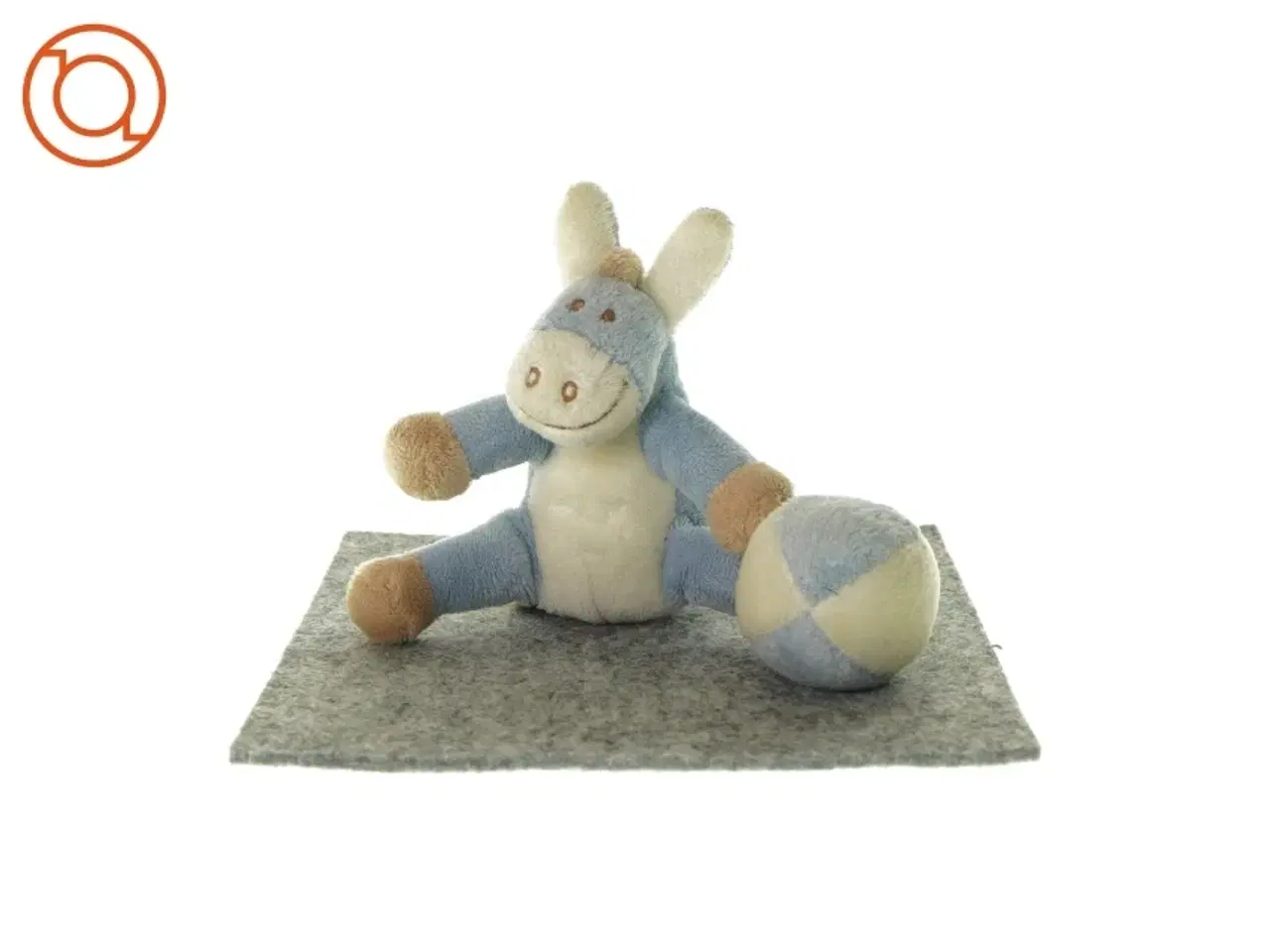 Billede 1 - Æsel bamse med bold