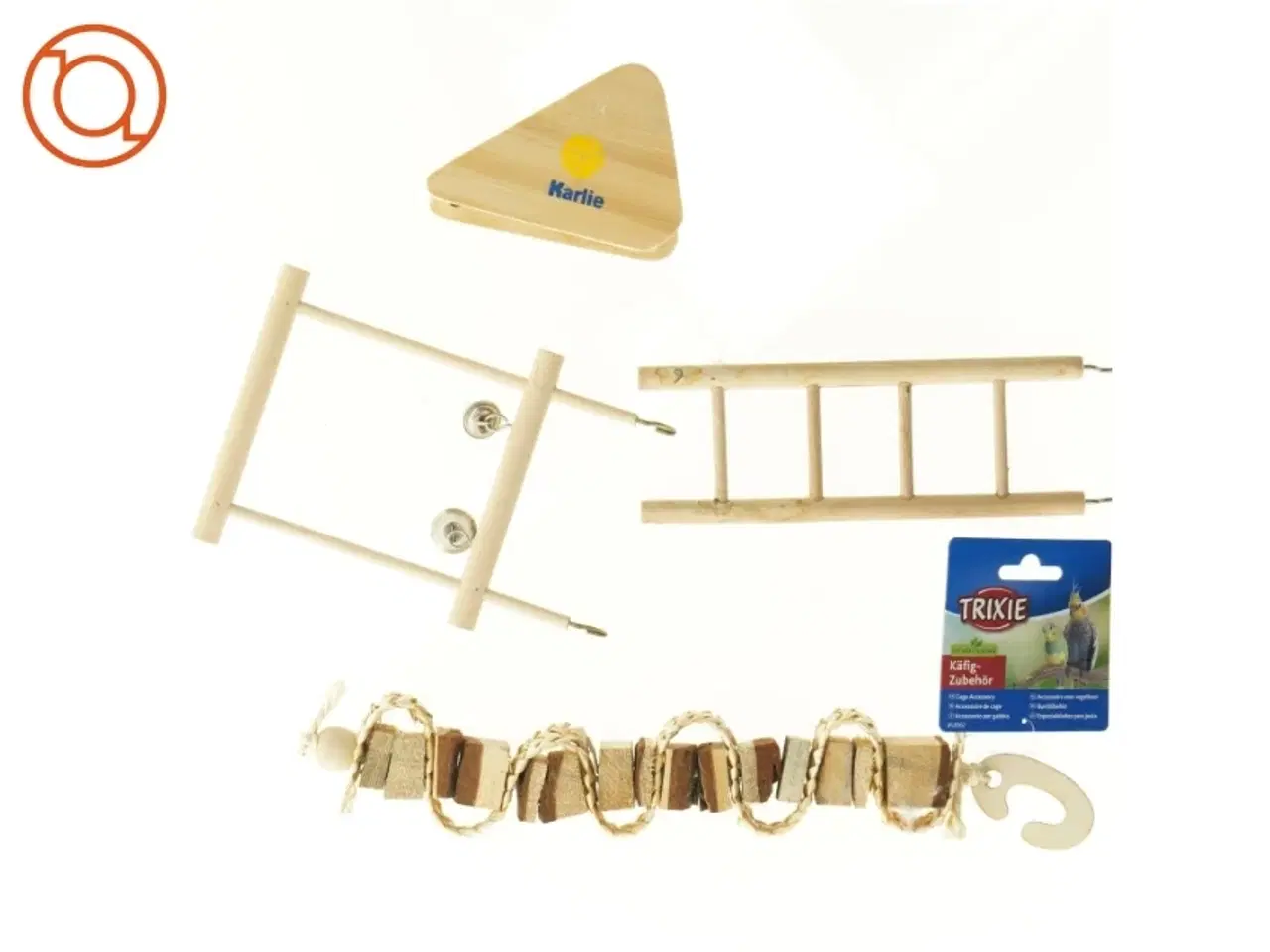 Billede 3 - Udstyr til fuglebur - undulat (str. 23 x 20 cm)