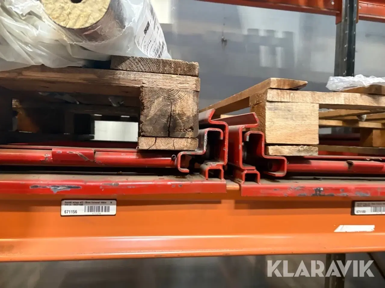 Billede 10 - Udskud til pallereol 10 styk