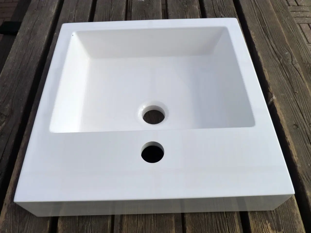 Billede 4 - Håndvask i marmor, GSI Kube. Måler 40 x 40 x 9 cm.