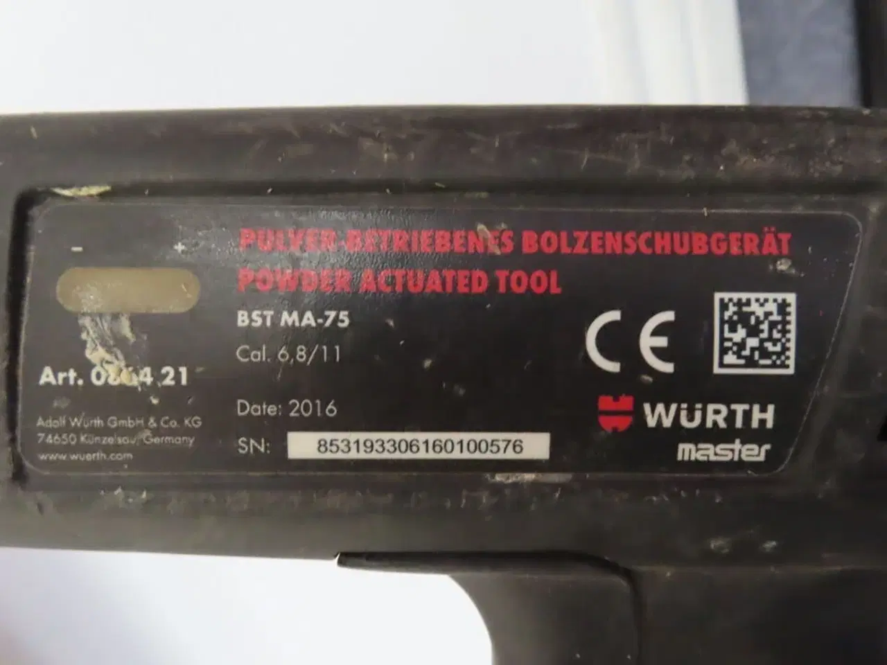 Billede 2 - Boltpistol WÜRTH BST MA 75