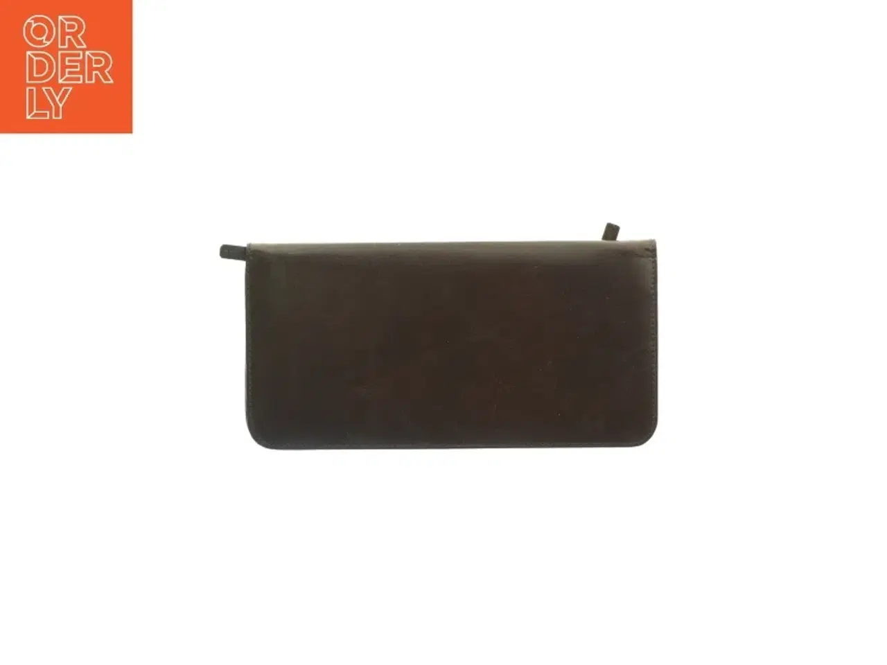 Billede 5 - Sort læderpung (str. 23 x 12 cm)