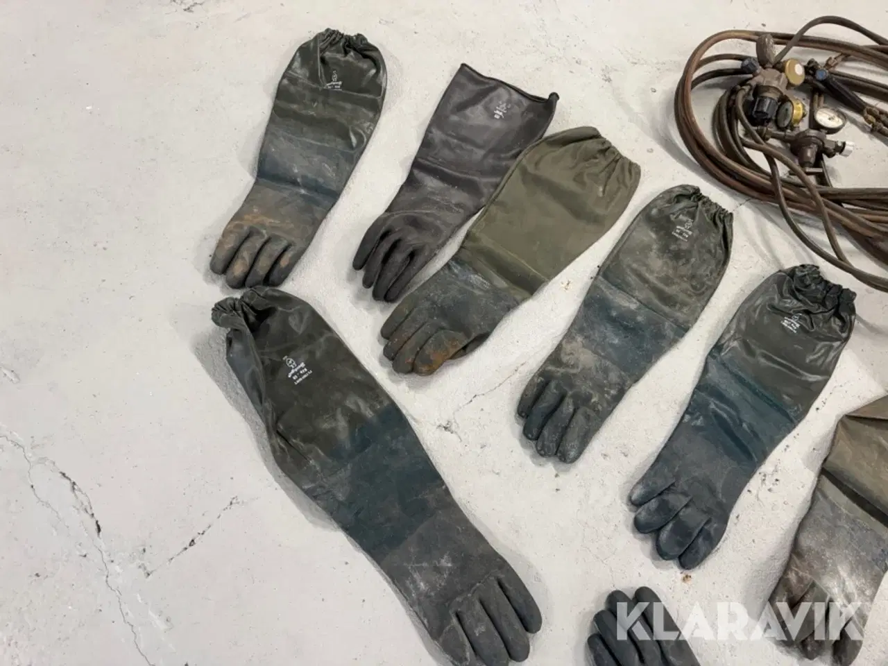 Billede 6 - Handsker kemikalieresistente Svejseslange 10 styk