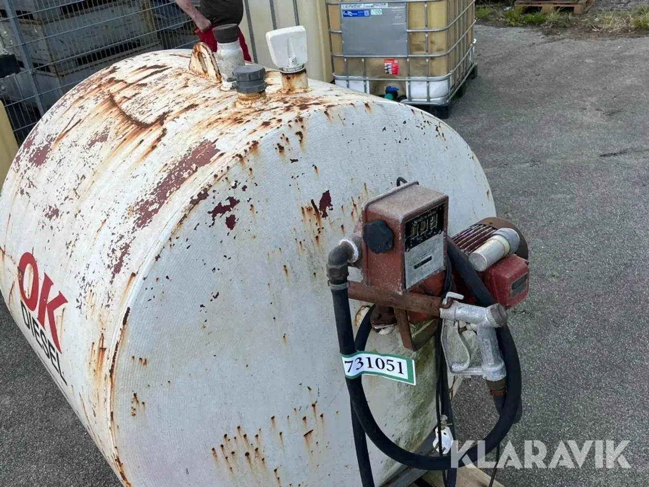 Billede 9 - Diesel tank ROUG 1000 liter med pumpe