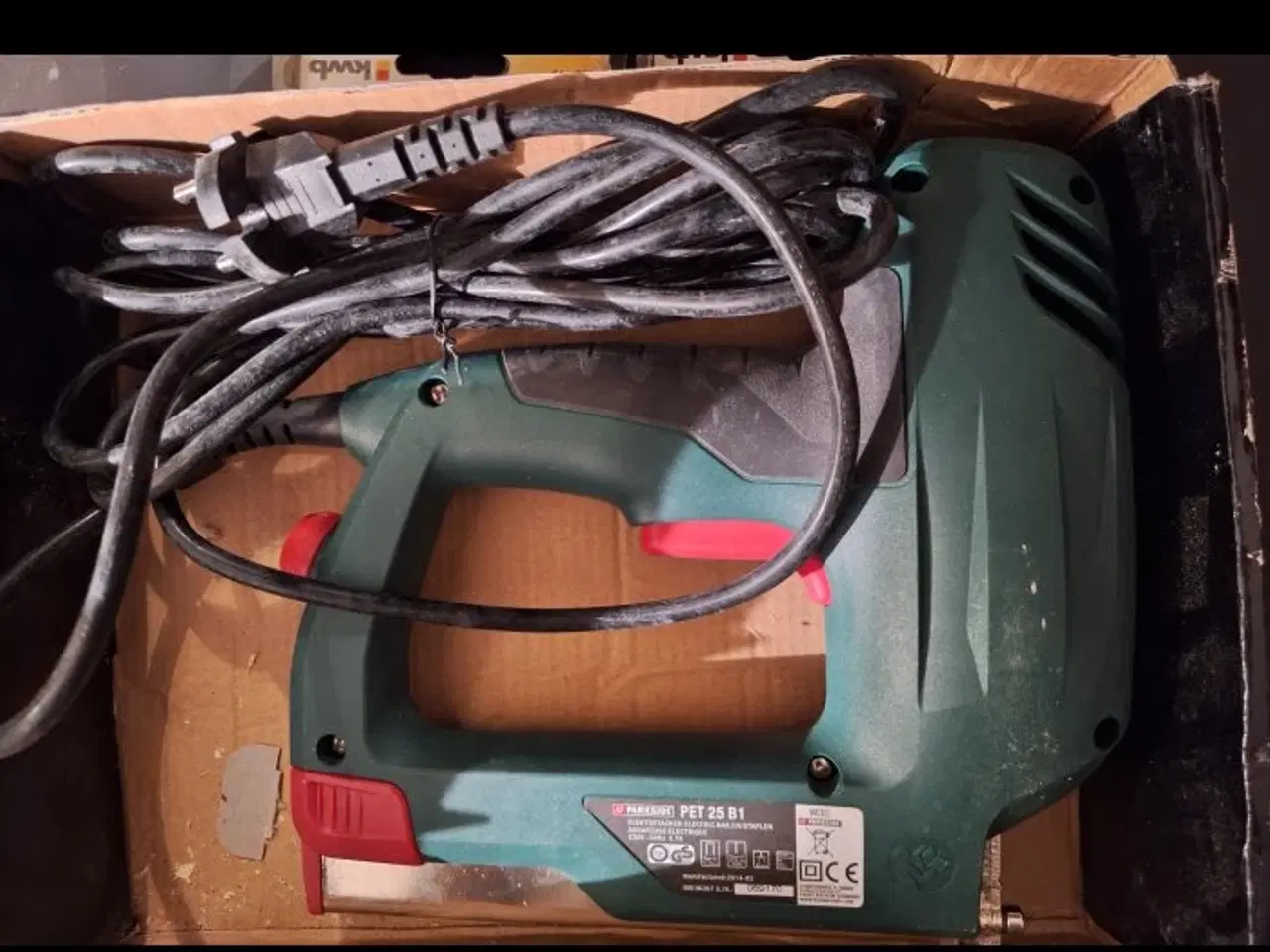 Billede 2 - el hæfteklamme og sømpistol