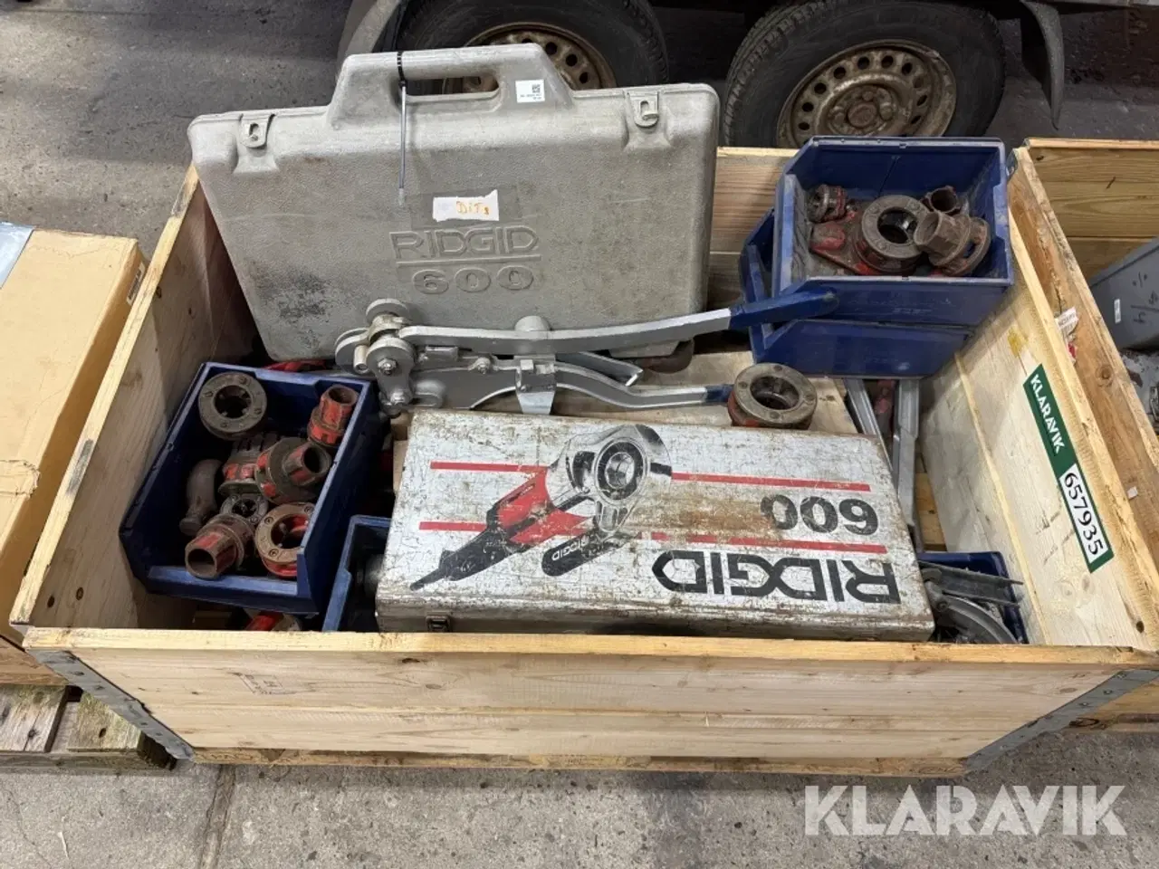 Billede 1 - Rørbukker og værktøj Ridgid 600