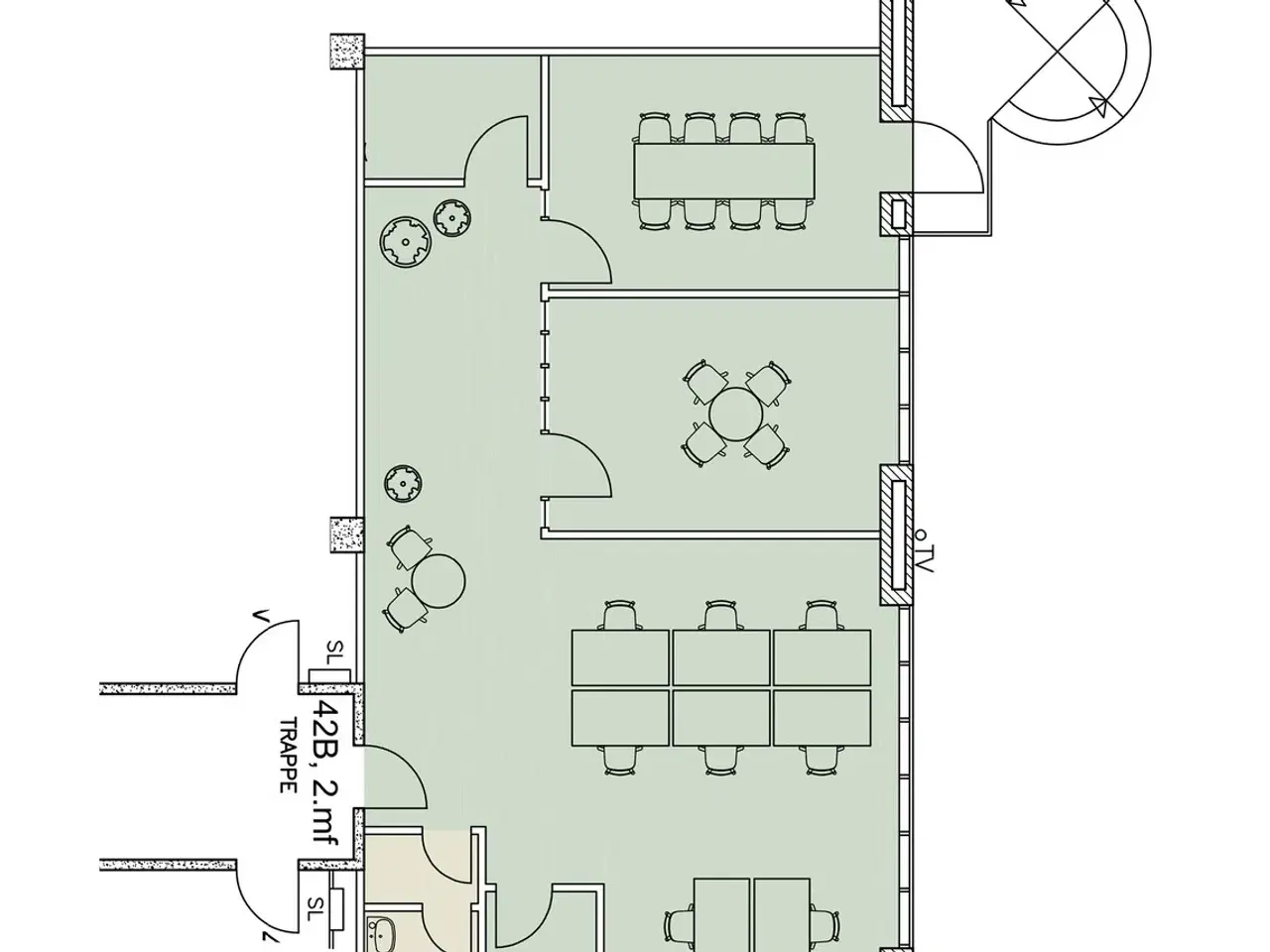 Billede 13 - Mindre kontor i populære Frichsparken